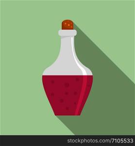Drink potion icon. Flat illustration of drink potion vector icon for web design. Drink potion icon, flat style