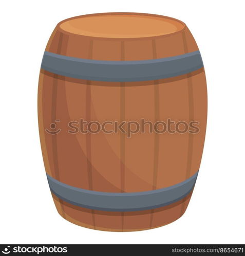Drink wood barrel icon cartoon vector. Wine cheese. Drink bar. Drink wood barrel icon cartoon vector. Wine cheese