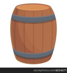 Drink wood barrel icon cartoon vector. Wine cheese. Drink bar. Drink wood barrel icon cartoon vector. Wine cheese