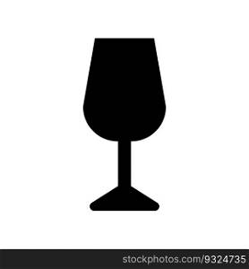 drinking glass icon vector template illustration logo design