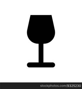 drinking glass icon vector template illustration logo design