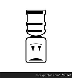 drinking water dispenser icon logo vector design