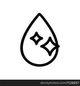 drinking water icon vector. A thin line sign. Isolated contour symbol illustration. drinking water icon vector. Isolated contour symbol illustration