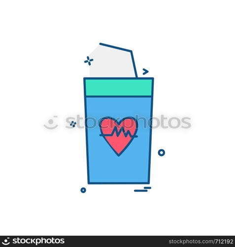 Drinks icon design vector