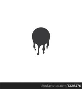 Dripping liquid icon vector design