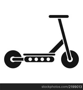Drive electric scooter icon simple vector. Kick transport. Eco scooter. Drive electric scooter icon simple vector. Kick transport