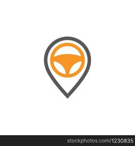 Driver icon Template vector illustration design