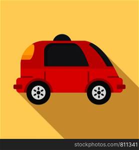 Driverless car icon. Flat illustration of driverless car vector icon for web design. Driverless car icon, flat style