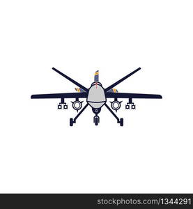 drone icon in trendy flat design