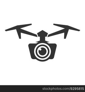 Drone logo icon design illustration