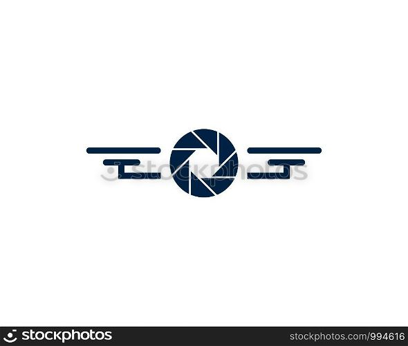 Drone logo vector template