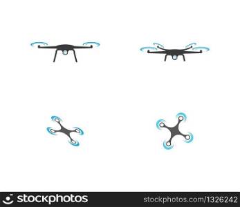 Drone symbol vector icon illustration design