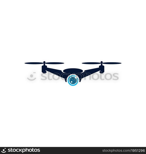 Drone vector icon design illustration template