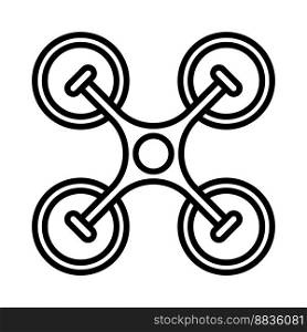 drones icon vector illustration logo design