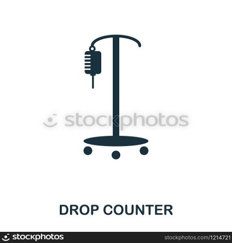 Drop Counter icon. Line style icon design. UI. Illustration of drop counter icon. Pictogram isolated on white. Ready to use in web design, apps, software, print. Drop Counter icon. Line style icon design. UI. Illustration of drop counter icon. Pictogram isolated on white. Ready to use in web design, apps, software, print.
