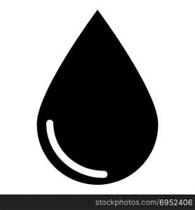Drop icon icon black color vector illustration isolated