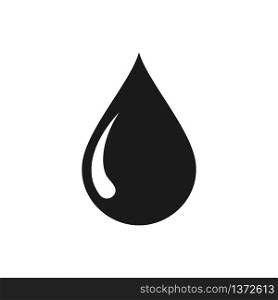 drop icon, water drop icon in trendy flat design