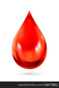 Drop of blood, vector icon