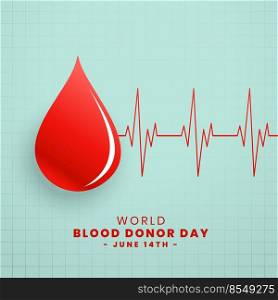 drop of red blood donor day concept background