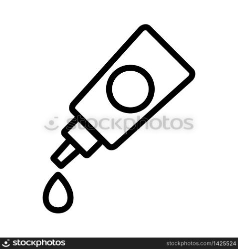 drop of tomato ketchup icon vector. drop of tomato ketchup sign. isolated contour symbol illustration. drop of tomato ketchup icon vector outline illustration