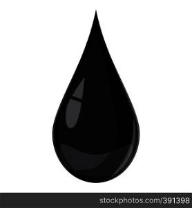 Drop oil icon. Cartoon illustration of drop oil vector icon for web. Drop oil icon, cartoon style