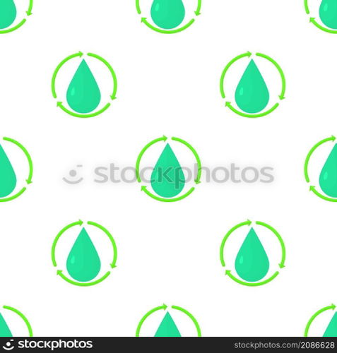 Drop pattern seamless background texture repeat wallpaper geometric vector. Drop pattern seamless vector