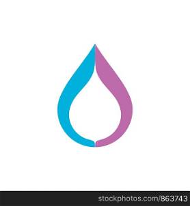 Drop Water Logo Template Illustration Design. Vector EPS 10.
