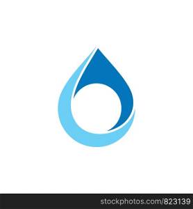 Drop Water Natural Logo Template Illustration Design. Vector EPS 10.