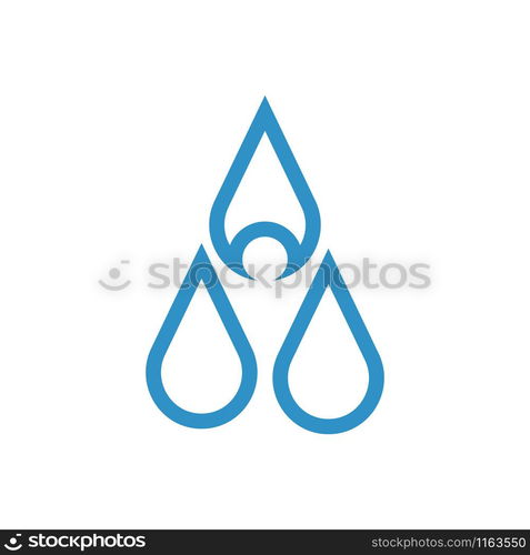 Droplet graphic design template vector isolated illustration