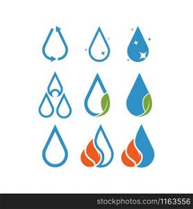 Droplet graphic design template vector isolated illustration