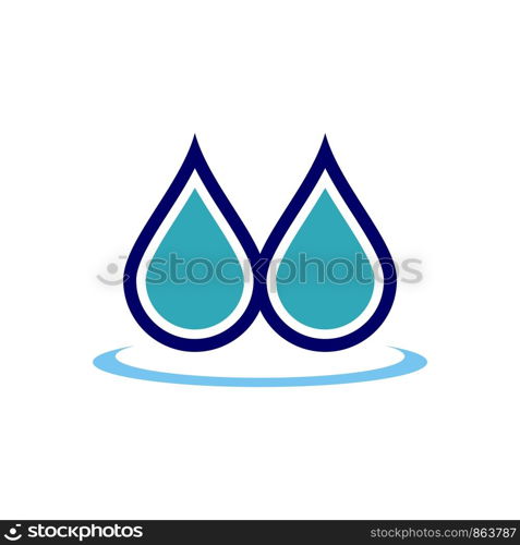 Droplet Logo Template. Drop Water Icon. Illustration Design. Vector EPS 10.