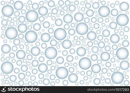 droplet of rainwater , water drops on white background vector illustration