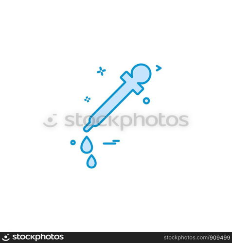 Dropper icon design vector