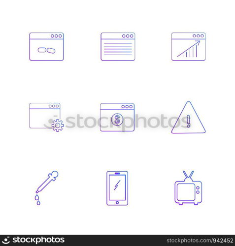 dropper , smart phone , tv , error , dollar , windows , ui , layout , web , user interface , technology , online , shopping , chart , graph , business , seo , network , internet , code , programming , icon, vector, design, flat, collection, style, creative, icons