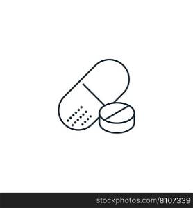 Drug creative icon from medicine icons collection Vector Image
