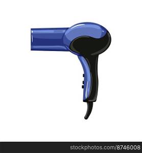 dry hair dryer cartoon. dry hair dryer sign. isolated symbol vector illustration. dry hair dryer cartoon vector illustration