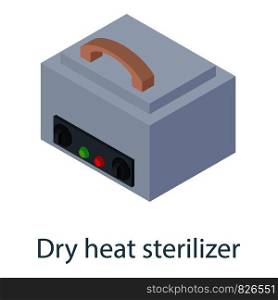 Dry heat icon. Isometric illustration of dry heat vector icon for web. Dry heat icon, isometric 3d style