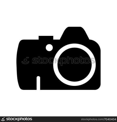 dslr camera, icon on isolated background