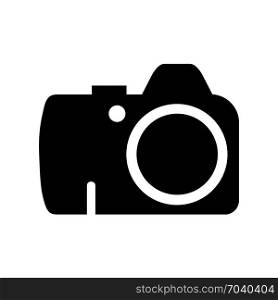 dslr camera, icon on isolated background
