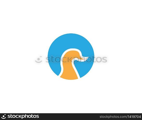 Duck head vector illustration