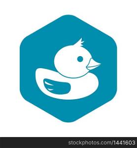 Duck icon in simple style on a white background vector illustration. Duck icon in simple style