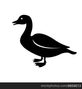 duck icon logo vector design template