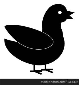 Duck icon. Simple illustration of duck vector icon for web. Duck icon, simple style