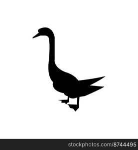 duck icon vector illustration simple design