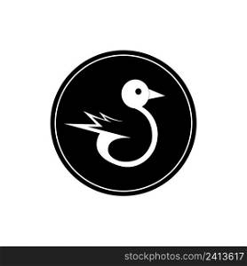 duck logo icon vector design template
