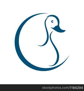 duck logo vector