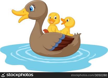 ducks on the pond