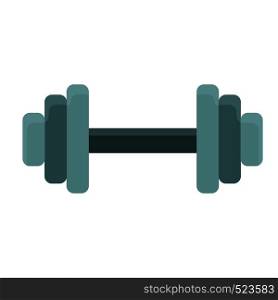Dumbbell athletic active gym vector icon shape. Muscular biceps sporty fitness workout. Exercise metal equipment
