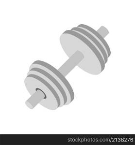 Dumbbell for gym icon.