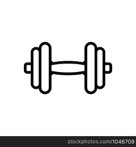 Dumbbell gym icon
